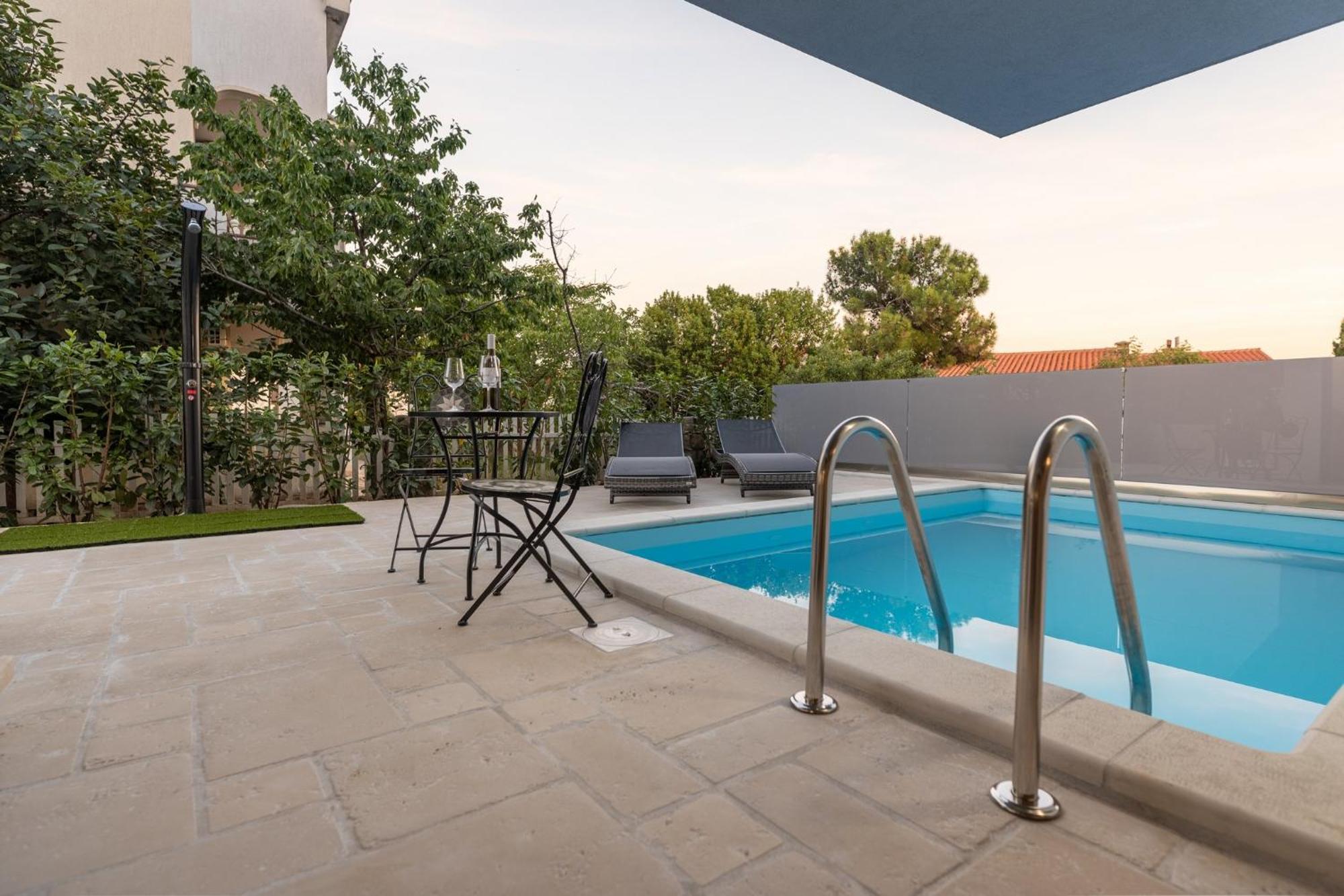 Luxury Villa Adria Apartments Krk Town Luaran gambar