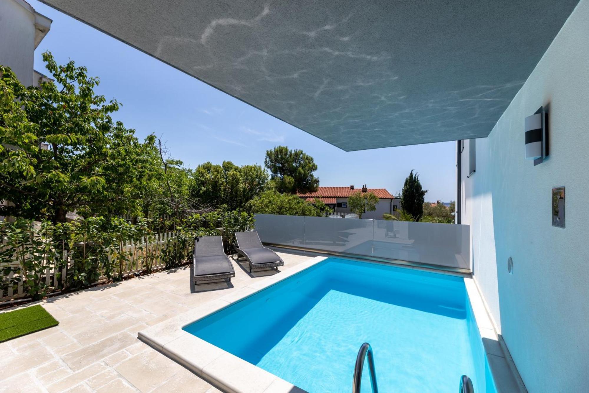 Luxury Villa Adria Apartments Krk Town Luaran gambar